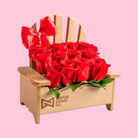 Arreglo de 12 Mayordomos RD 4,950 Rosas Rojas