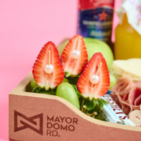 1.Bandeja Delicia Natural ( Sin Globos) RD 3,250