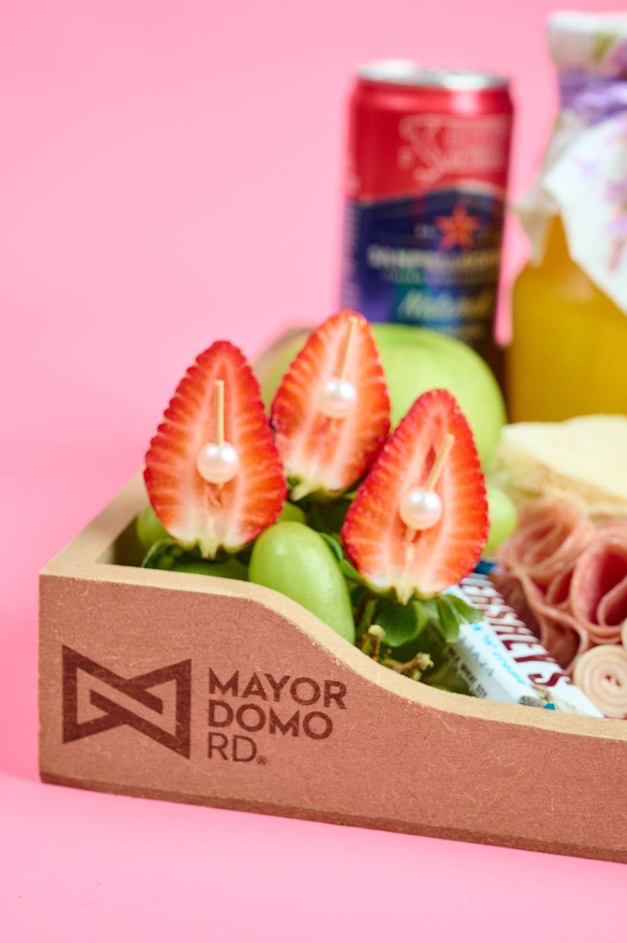 1.Bandeja Delicia Natural ( Sin Globos) RD 3,250