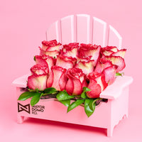 Pink Crown Roses – Arreglo Floral Signature 5,900